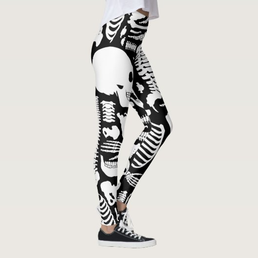 Menselijke Botten Skeleton Leggings (Rechts)