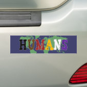 Menselijke Bumpersticker (Op auto)