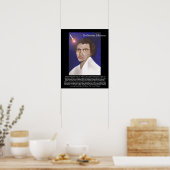 Menselijke computer: Katherine Johnson Poster (Keuken)