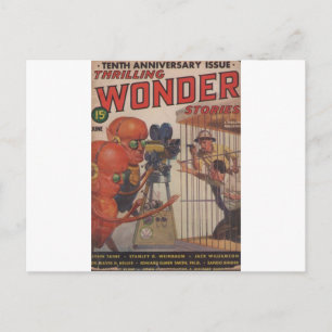 Menselijke dierentuin briefkaart