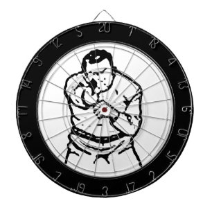 Menselijke doelwit dartbord