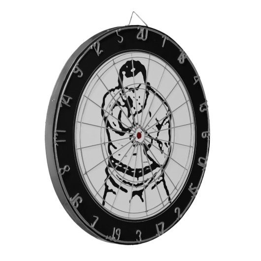 Menselijke doelwit dartbord (Voorkant Links)