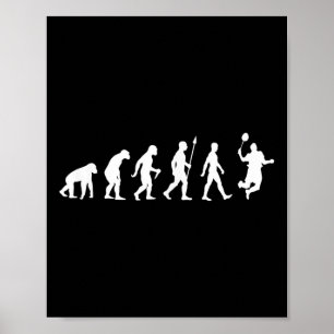 Menselijke evolutie, Badminton Player versie Poster