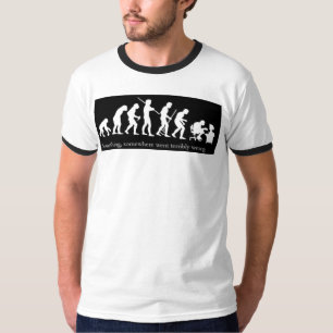 Menselijke evolutie t-shirt