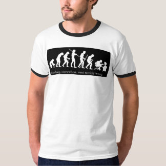 Menselijke evolutie t-shirt