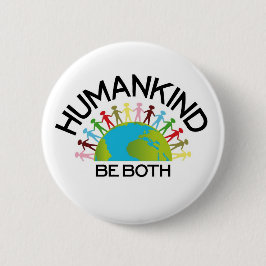 Menselijke geest ronde button 5,7 cm