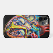 menselijke hartbiologie - anatomie - abstracte kun Case-Mate iPhone case (Achterkant (horizontaal))