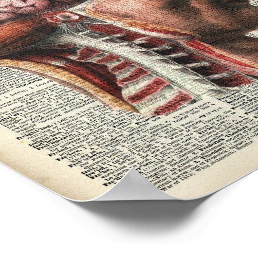 Menselijke hersenanatomie poster (Hoek)