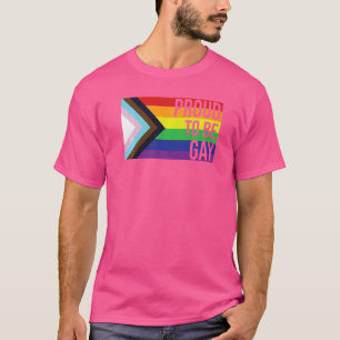 Menselijke LGBTQIA+ vlag LGBTQ+ vlag trots om Gay T-shirt