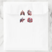 Menselijke organen 4 pak Stickers (Tas)