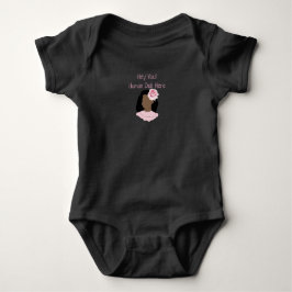 Menselijke pop hier T-shirt Baby Bodysuit