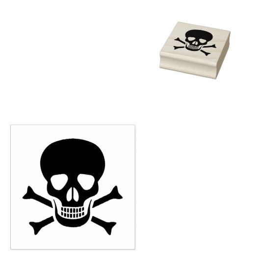 Menselijke schedel, dood, mens, schedel, bot, Hall Rubberstempel (Gestempeld)