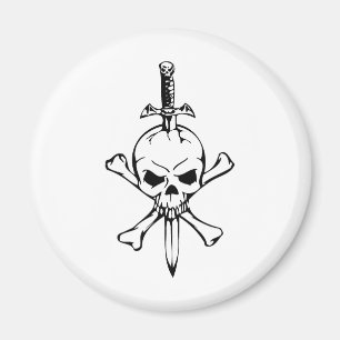 Menselijke schedel magneet