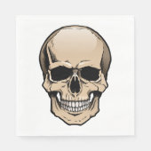 Menselijke schedel servet (Voorkant)