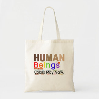 Menselijke wezens 100% Organische kleuren kunnen e Tote Bag
