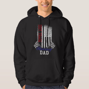 Mensen Amerikaanse Vlag Moddercircuit Racen Vader Hoodie