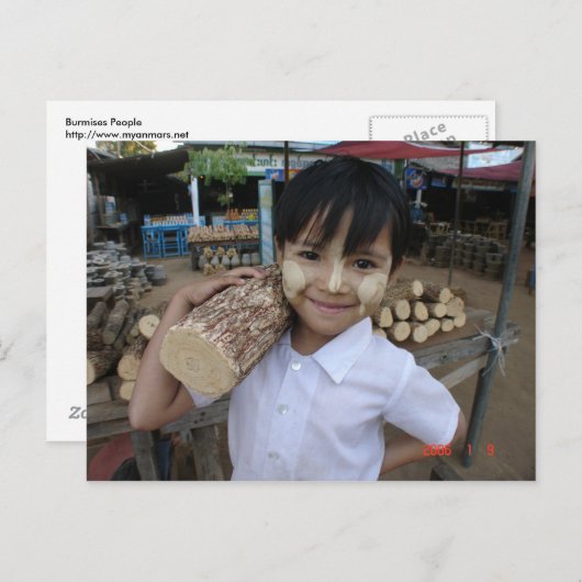 Mensen Briefkaart (Voorkant / Achterkant)