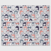 Mensen Cadeaupapier (Vlak)