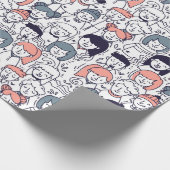 Mensen Cadeaupapier (Hoek)