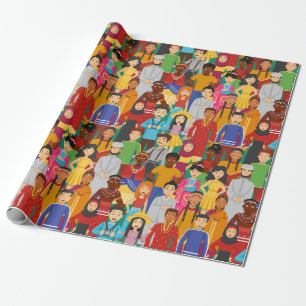 Mensen Cadeaupapier