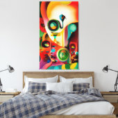 Mensen Canvas Afdruk (Insitu (Slaapkamer))