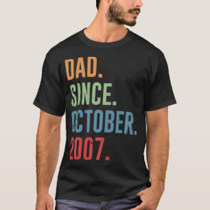 Mensen Dad Sinds Oktober 2007 T-shirt