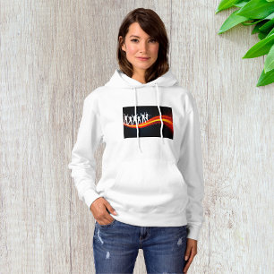Mensen Dansen Silhouetten Vrouwen Hoodie
