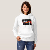Mensen Dansen Silhouetten Vrouwen Hoodie (Voorkant volledig)