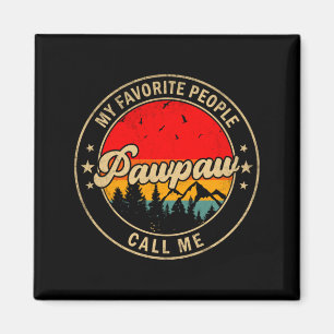 Mensen De Kinderen Noemen Pawpaw Papa Opa Magneet