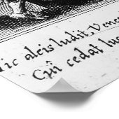 Mensen die backgammon spelen poster (Hoek)