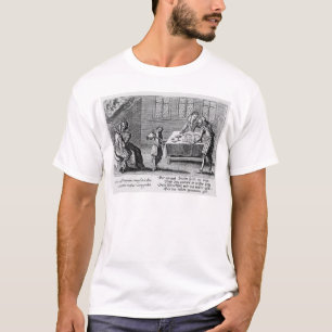 Mensen die backgammon spelen t-shirt