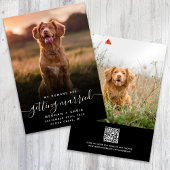 Mensen die gehuwd raken QR-code foto's Save The Date