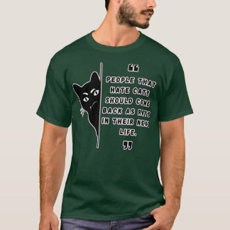 Mensen die kattenkattenkat en ratten haat t-shirt