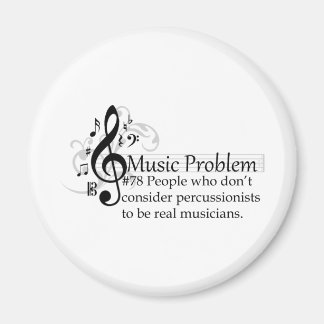 Mensen die niet als percussionisten beschouwen magneet