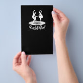 Mensen die Rock and roll dansen Flyer (Hand)