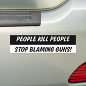 Mensen doden 2de wijziging Bumpersticker (Op auto)