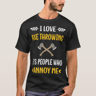 Mensen ergeren zich aan bijlen t-shirt