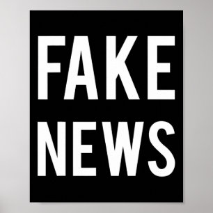 Mensen Fake News Media Politiek Trump Aanhanger Re Poster