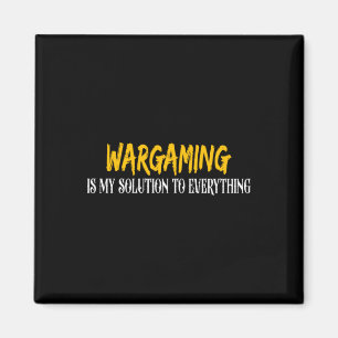 Mensen funny wargaming is oplossing voor alles magneet