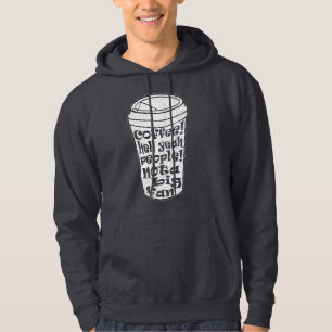 mensen geen grote fan introvert koffieliefhebber hoodie