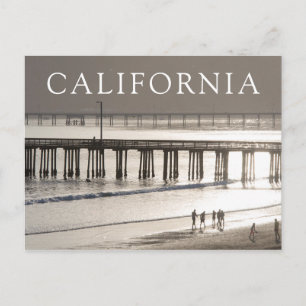 Mensen genieten van Avila Beach Briefkaart
