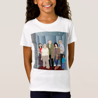 Mensen in de lift t-shirt
