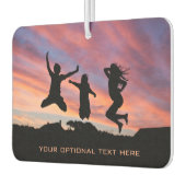 Mensen in de luchtverfrisser van de Sunset-douane (Links)