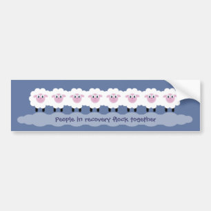 "Mensen in een terugwinningskoppel" bumpersticker