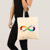 Mensen in het autisme spectrum zijn echt waardevol tote bag (Voorkant (product))