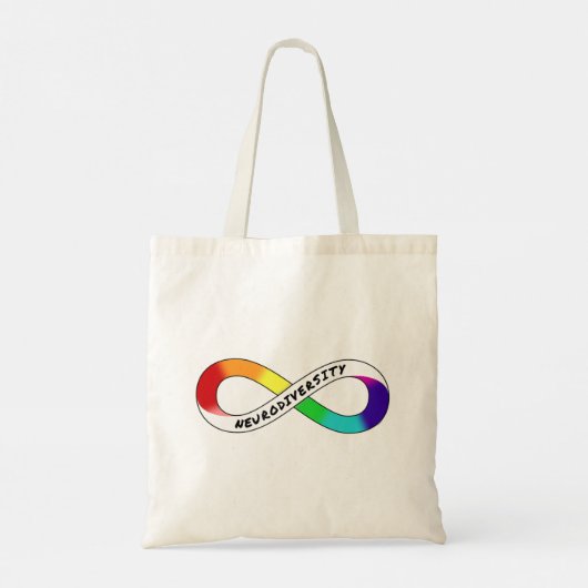 Mensen in het autisme spectrum zijn echt waardevol tote bag (Achterkant)
