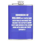 Mensen keuze levensstijl gedichten heupfles (Voorkant)