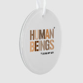 MENSEN: Kleuren kunnen variëren Ornament (voorkant)