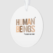 MENSEN: Kleuren kunnen variëren Ornament (voorkant)