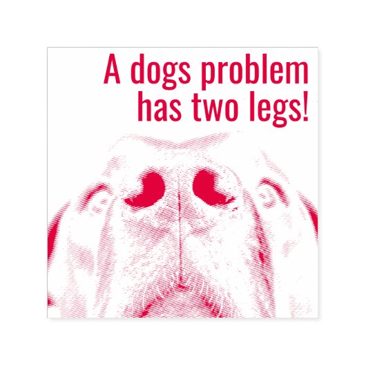 Mensen kunnen problemen zijn  zelfinktende stempel (Design)